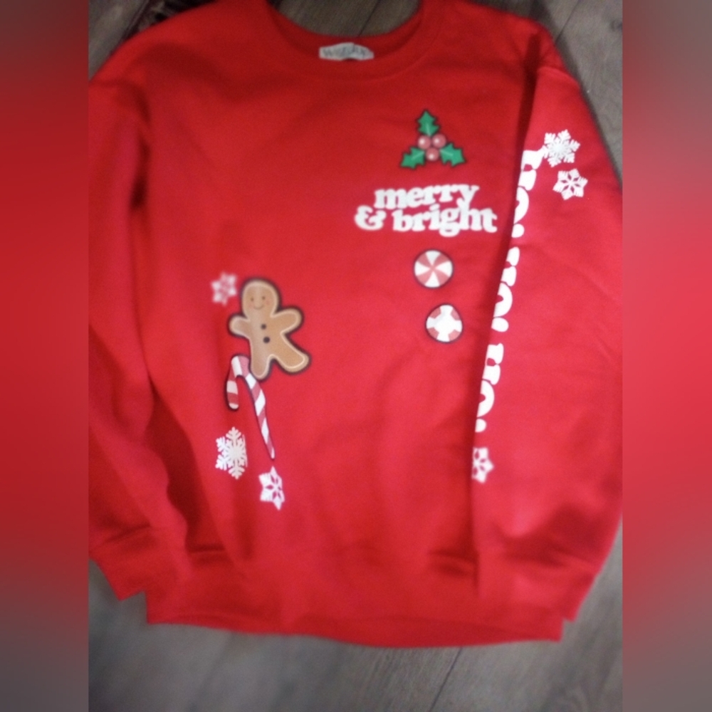 Festive Red Kids Holiday Shirt